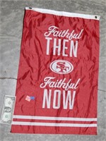 49ers "Faithful Then Faithful Now" Banner