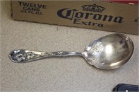 Ornate Silverplate Serving Spoon