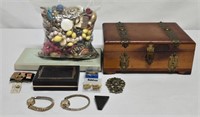 Vintage Fur Clips & Watches, Craft Jewelry