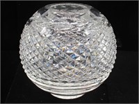 WATERFORD CRYSTAL CIRCLE VASE 6 IN TALL