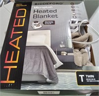 Twin Microplush Heated Blanket