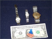 3ct Watches 2-Timex & 1 Other