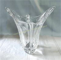 Daum France crystal vase en cristal, 12" x 14"