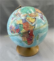 World globe, Globe terrestre, 12" x 16"