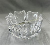 Orrefors crystal bowl, Bol en cristal, 4" x 6"