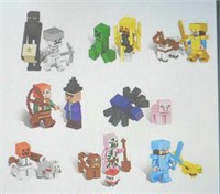 16 character Minecraft Lego style building blocks