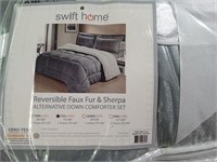 Full 3pc Reversible Comforter Set