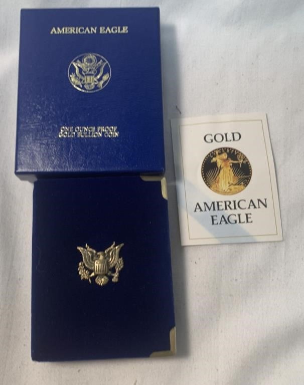 1986 W America Eagle 1oz Proof Gold Bullion Coin
