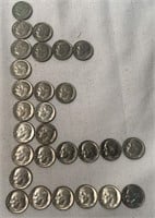 (28) Assorted Dates & Mints 1970s Dimes