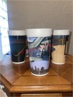 Lot of 7 Star Wars Large Drink Cups (hallway)