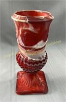 Art Deco slag glass urn vase Art Déco en verre