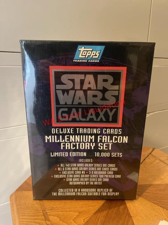 New 1993 Millennium Falcon Trading Cards Factory