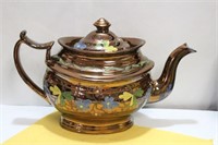 A Lusterware Teapot
