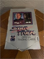 Box of Unopened 1991 Star Trek Off. Trading
