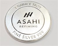 $600 Silver Asahi 1 Ounce Troy Coin