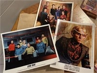 3 Star Trek Photos - One Signed Armin Shimerman