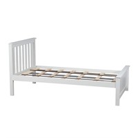 White Twin Single Bed