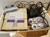 Super Nintendo and Accessories only Power Tested