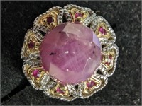 $150 Silver Ruby(5.4ct) Ring