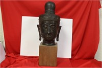 A Bronze Buudha Head
