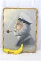 Orig. Vtg. "Sea Captain" Portrait, Signed Mailer