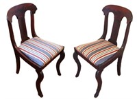 Pair of Vintage Chairs - 18 x 20 x 34
