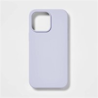 iPhone 14 Pro Max Silicone Case - Soft Purple