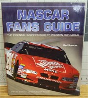 NASCAR fans guide by Reid Spencer hardback book