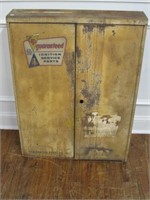 GP IGNITION SERVICE PARTS 1950'S METAL CABINET