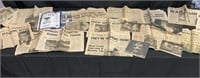 17+/- Vintage Newspaper Articles