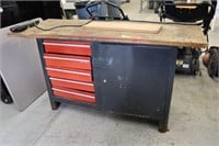 5' Craftsman Work Bench with Drawers