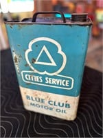 Vintage Cities Service Oil Can