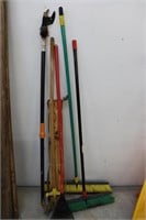 Brooms, Garden Stake,