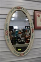 42" Oval Framed Mirror