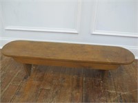SMALL PRIMITIVE CHILDS BENCH 42 X 8.5 IN
