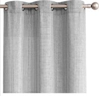 New (Size 40"x82") Linen Textured Curtains for