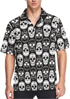 New (Size XS) Hawaiian Shirt for Men Loose-Fit