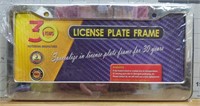 LOT of  2 Chrome License plate frames