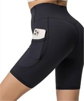 New (Size L ) Biker Shorts for Women High Waist