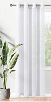 84” x 54” Sheer White Curtain Panel