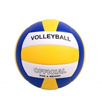 PECOGO Volleyball Size 5 PU Leather Soft Indoor Ou