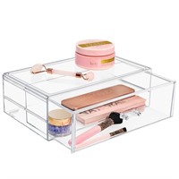 Sorbus Stackable Acrylic Drawers - 1 Clear Storage