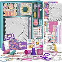 2-Pack DIY Journal Kit - 150+Pcs Gifts for Girls A