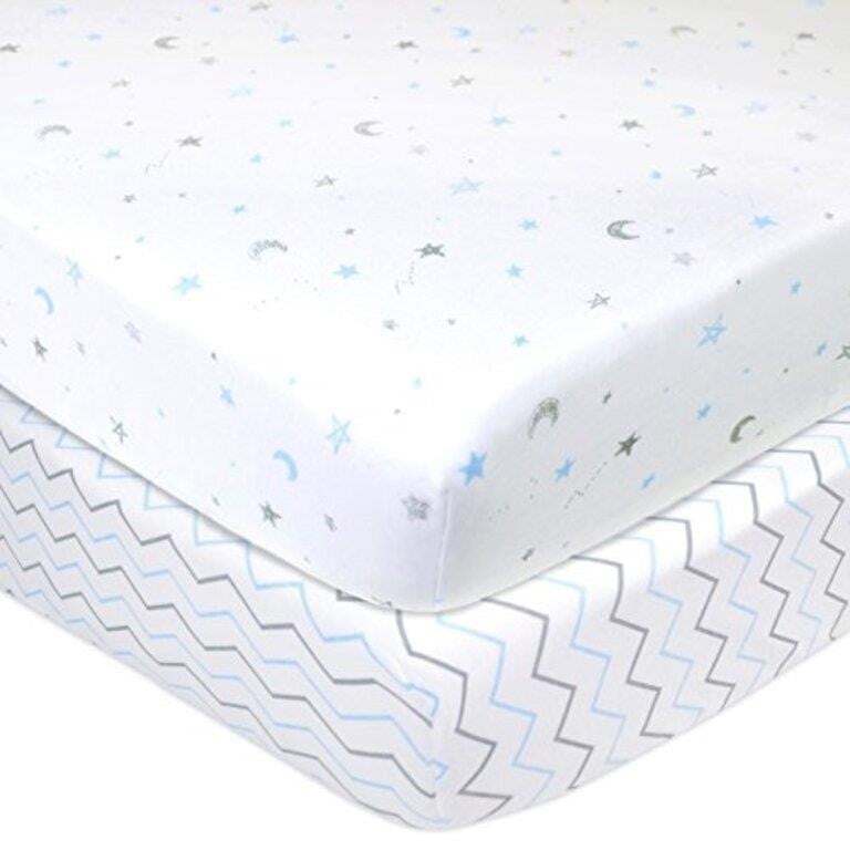 American Baby Company 2 Pack Fitted Crib Sheets