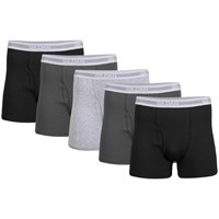 Gildan Men's Underwear Boxer Briefs, Multipack, Bl