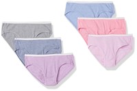 Hanes Girls' Underwear, Ribbed Moisture-Wicking Ta