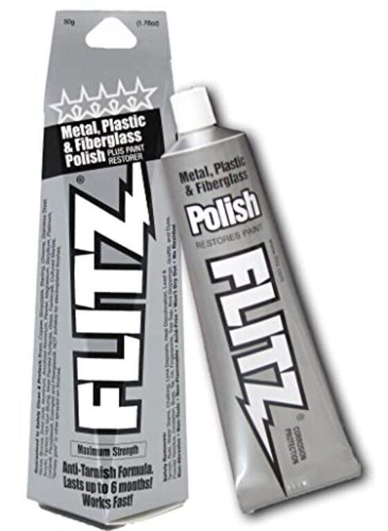 Flitz Metal Polish and Cleaner Paste, Also Works o