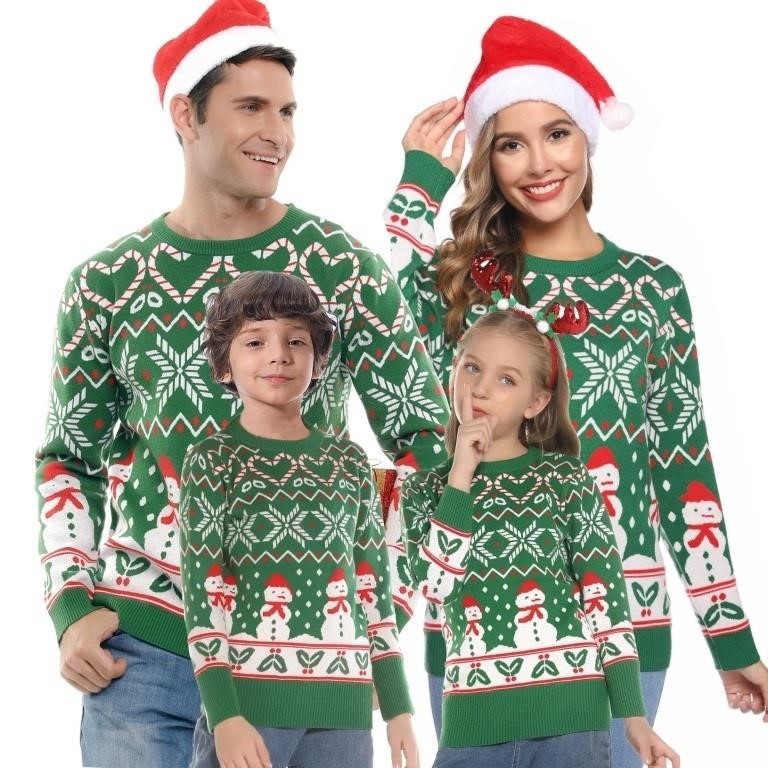 Marvmys Ugly Christmas Sweater Family Set Mens Sno