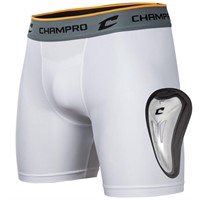 Champro Compression Boxer Short with Cup - Polyest