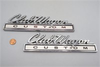 2 Club Wagon Custom Emblems